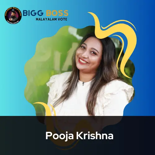 Pooja Krishna - Bigg Boss Malayalam